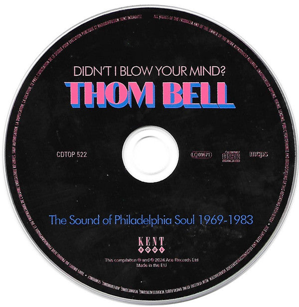 Thom Bell : Didn't I Blow Your Mind? (The Sound Of Philadelphia Soul 1969-1983) (CD, Comp)