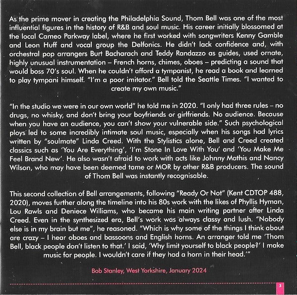 Thom Bell : Didn't I Blow Your Mind? (The Sound Of Philadelphia Soul 1969-1983) (CD, Comp)