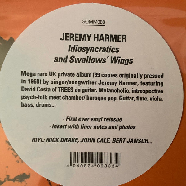 Jeremy Harmer : Idiosyncratics And Swallows Wings (LP, Album, RE)