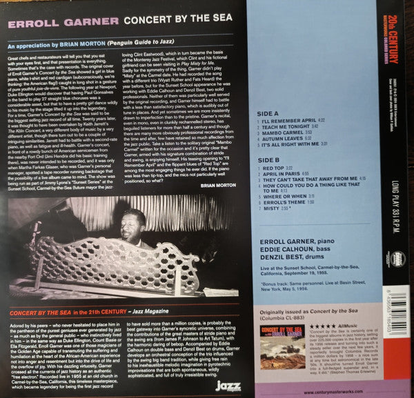 Erroll Garner : Concert By The Sea (LP, Album, RE, Red)