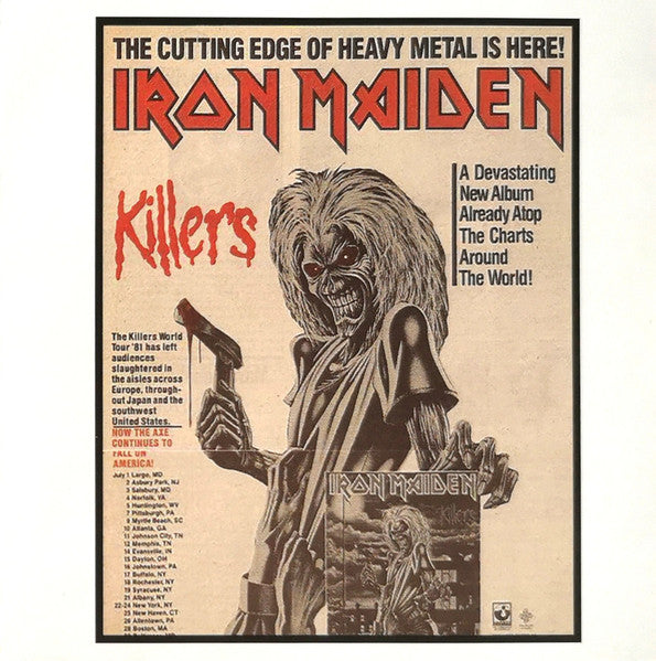 Iron Maiden : Japan 1981 (Killers In The Far East) (CD, Unofficial)