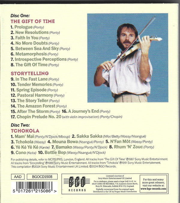 Jean-Luc Ponty : The Gift Of Time / Storytelling / Tchokola (2xCD, Comp, Sli)