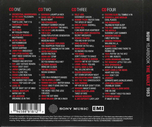 Various : Now Yearbook Vault '83 (4xCD, Comp)