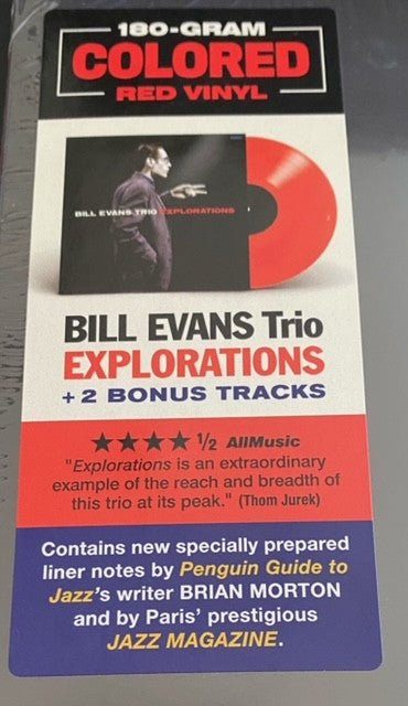The Bill Evans Trio : Explorations (LP, Album, RE, Red)