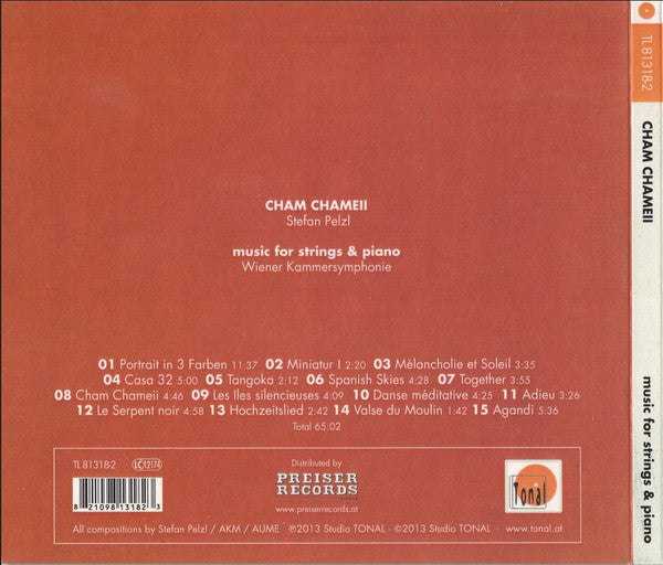 Stefan Pelzl, Vienna Chamber Symphony Quintet : Music For Strings & Piano (CD, Album)