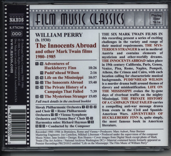Richard Hayman : The Innocents Abroad / Music for Mark Twain Films (CD)