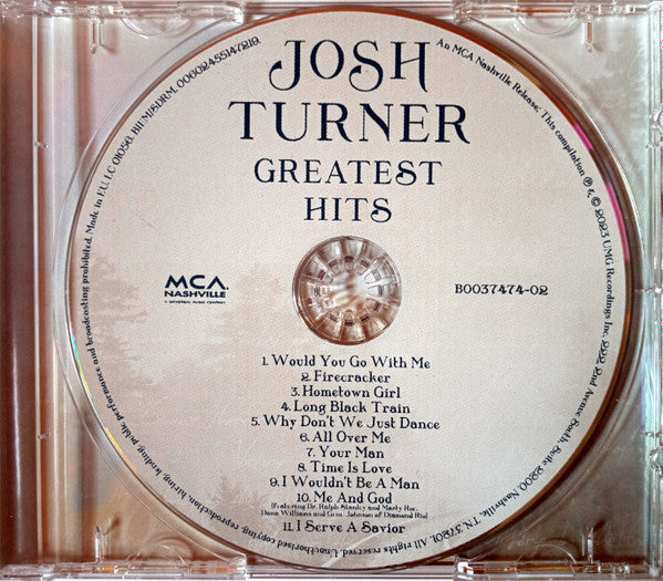 Josh Turner (2) : Greatest Hits (CD, Comp)