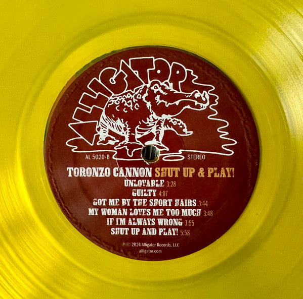 Toronzo Cannon : Shut Up & Play! (LP, Album, Yel)