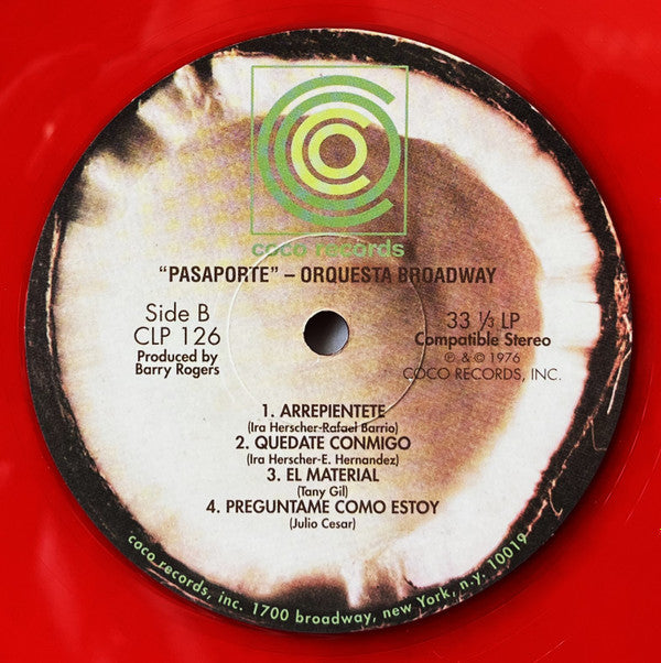 Orquesta Broadway : Pasaporte (LP, Album, RE, Tra)