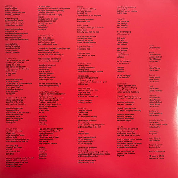 Bnny (2) : One Million Love Songs (LP, Album, Bla)