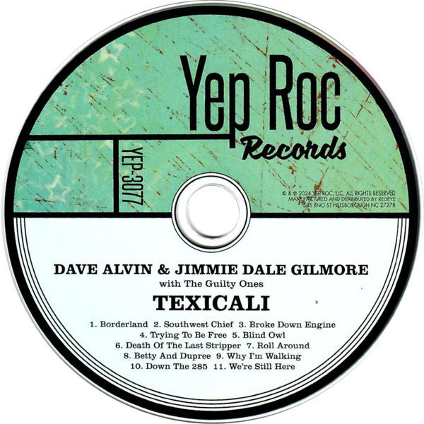 Dave Alvin & Jimmie Dale Gilmore : Texicali (CD, Album)