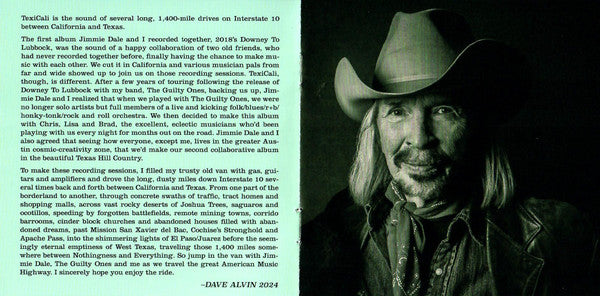 Dave Alvin & Jimmie Dale Gilmore : Texicali (CD, Album)