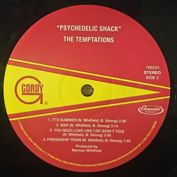 The Temptations : Psychedelic Shack (LP, Album, RE, RM, 180)