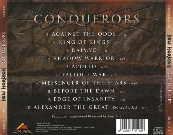 New Horizon (13) : Conquerors (CD, Album)