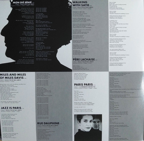 Malcolm McLaren, Catherine Deneuve, Françoise Hardy, Amina : Paris (2xLP, Album, RE)