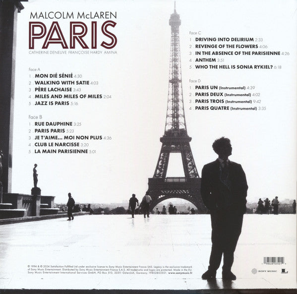 Malcolm McLaren, Catherine Deneuve, Françoise Hardy, Amina : Paris (2xLP, Album, RE)
