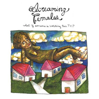 Screaming Females : What If Someone Is Watching Their T.V.? (LP, Album, RE, RM, Red)