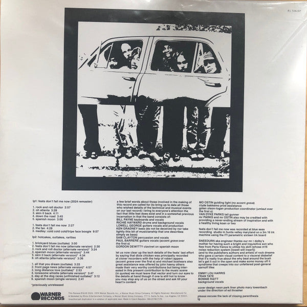 Little Feat : Feats Don't Fail Me Now (LP, Album, RE, RM + LP + Ltd)