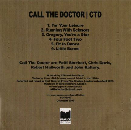 Call The Doctor : CTD (CD, MiniAlbum)