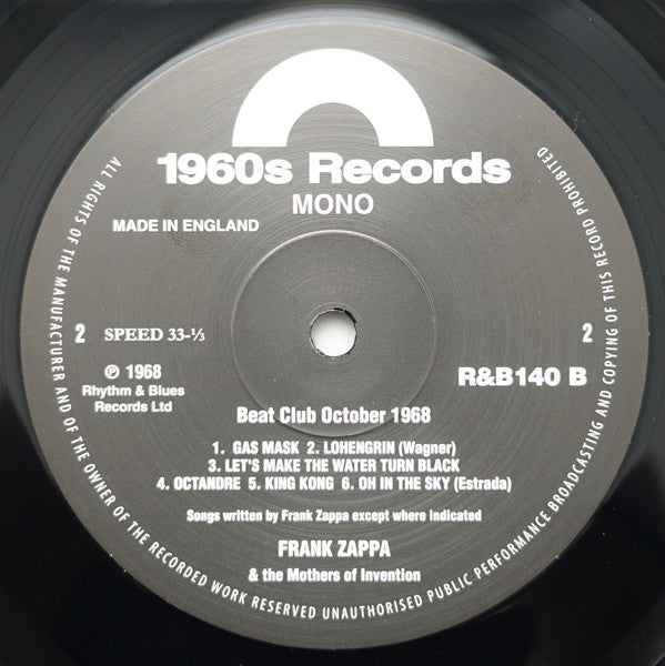 Frank Zappa : Beat Club (LP, Mono, Unofficial)