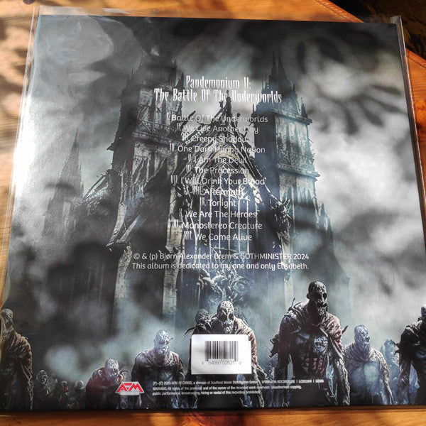 Gothminister : Pandemonium II: The Battle Of The Underworlds (LP, Album, Ltd, Cle)