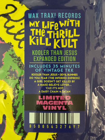 My Life With The Thrill Kill Kult : Kooler Than Jesus (12", Comp, Ltd, Mag)