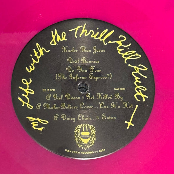 My Life With The Thrill Kill Kult : Kooler Than Jesus (12", Comp, Ltd, Mag)