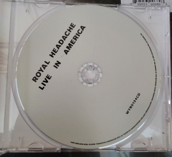 Royal Headache : Live In America (CD, Album)