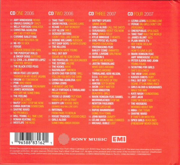 Various : Now Millennium '06-'07 (4xCD, Comp, S/Edition)