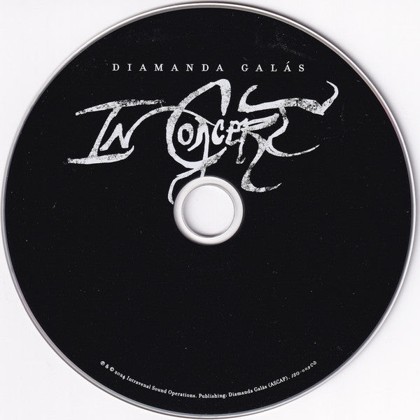 Diamanda Galás : In Concert (CD, Album)