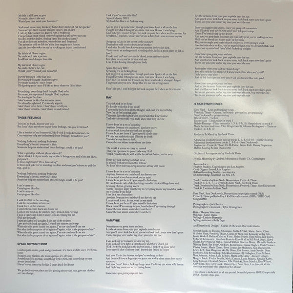 Kate Nash : 9 Sad Symphonies (LP, Album, Ltd, Pin)