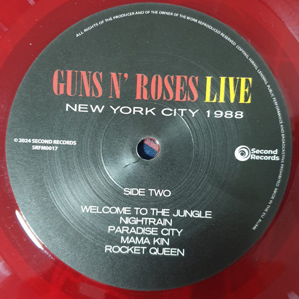 Guns N' Roses : Live (New York City 1988) (LP, Album, Dlx, RE, Unofficial, Lag)
