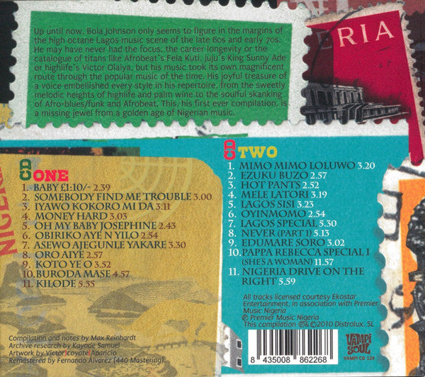 Bola Johnson : Man No Die (2xCD, Comp)
