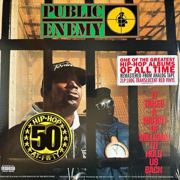 Public Enemy : It Takes A Nation Of Millions To Hold Us Back (2xLP, Album, Ltd, RE, RM, Red)