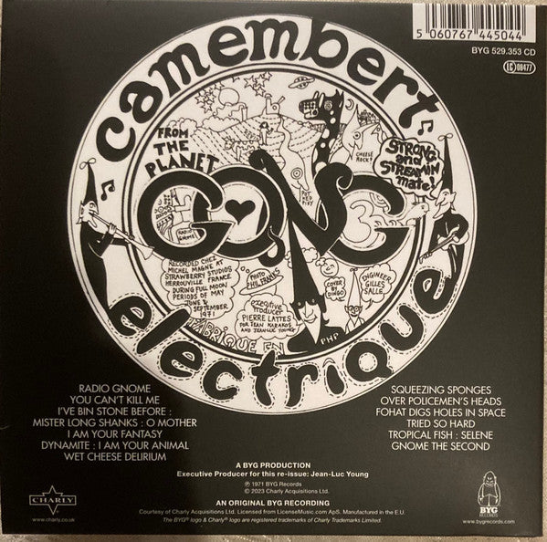 Gong : Camembert Electrique (CD, Album, Dlx, RE, RM)