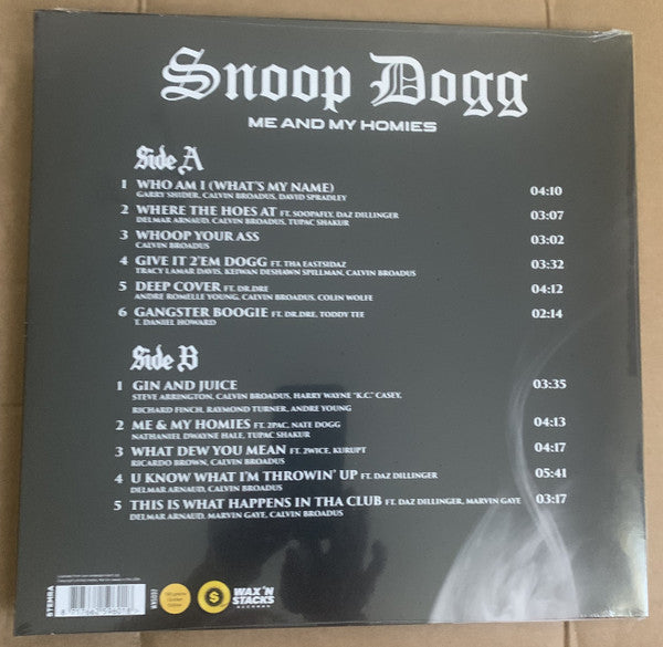 Snoop Dogg : Me And My Homies (LP, Comp, Gol)