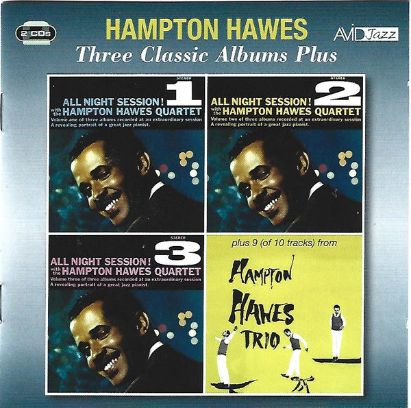Hampton Hawes : Three Classic Albums Plus: All Night Session Vol. 1 & 2 & 3 / Hampton Hawes Trio (2xCD, Comp, RM)