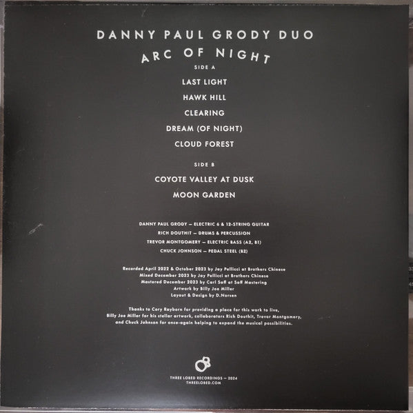 Danny Paul Grody Duo : Arc of Night (LP, Lun)
