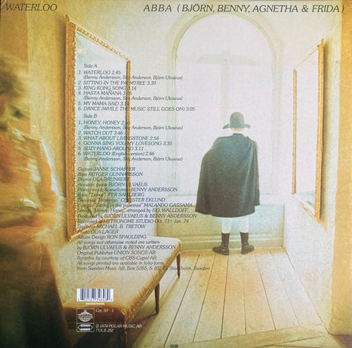 ABBA : Waterloo (LP, Album, Mono, RE, RM, 180)