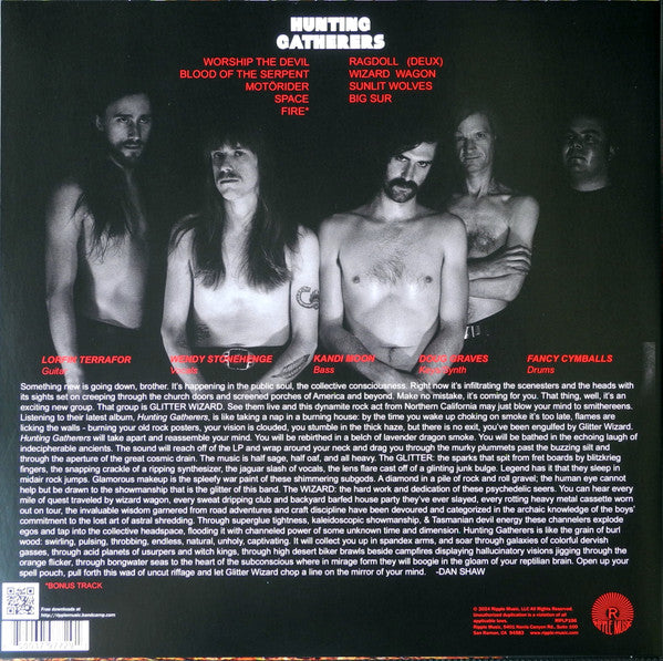 Glitter Wizard : Hunting Gatherers (LP, Album, RE, Bro)