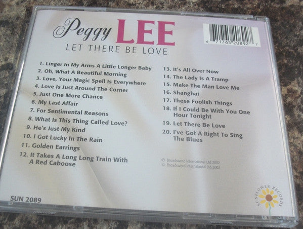 Peggy Lee : Let There Be Love (CD, Album)