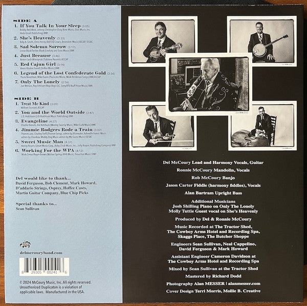 The Del McCoury Band : Songs Of Love And Life (LP, Album)