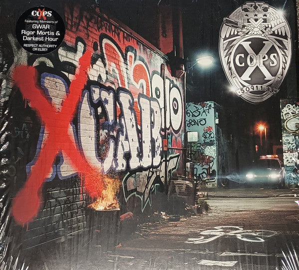 X Cops : XCAB (12", S/Sided, EP, Etch, Blu)
