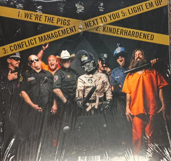 X Cops : XCAB (12", S/Sided, EP, Etch, Blu)
