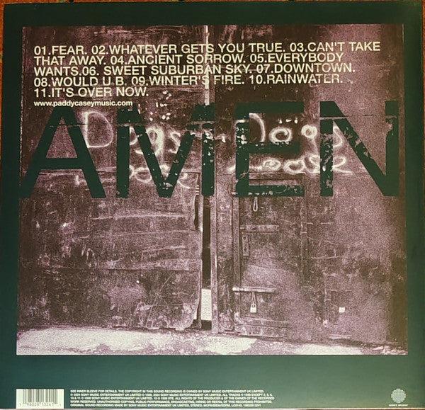 Paddy Casey : Amen (So Be It).  (LP, Album, RE, 180)
