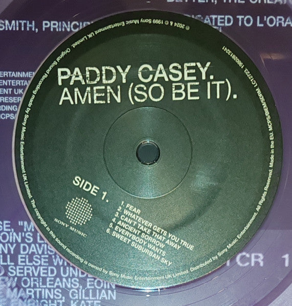 Paddy Casey : Amen (So Be It).  (LP, Album, RE, 180)