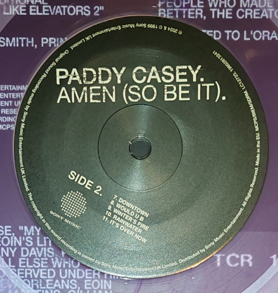 Paddy Casey : Amen (So Be It).  (LP, Album, RE, 180)