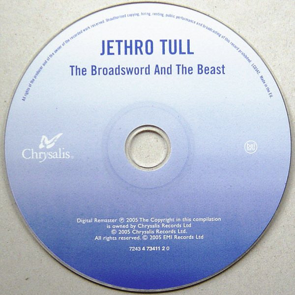 Jethro Tull : The Broadsword And The Beast (CD, Album, RE, RM, Med)