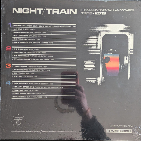 Various : Night/Train - Transcontinental Landscapes 1968-2019 (2xLP, Comp, Ltd, Tra)
