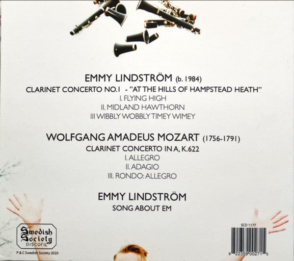 Emmy Lindström, Wolfgang Amadeus Mozart — Emil Jonason, Helsingborgs Symfoniorkester, Stefan Solyom : Lindström + Mozart (CD)